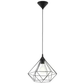 светильник подвесной EGLO Tarbes 1x60Вт E27 сталь черный