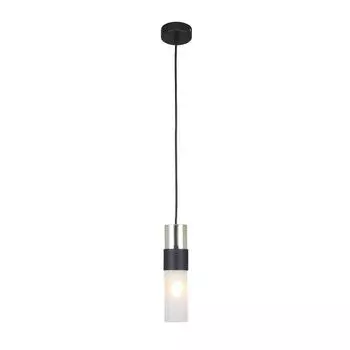 светильник подвесной ESCADA Avany 1х40Вт Е14 черный белый