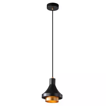 светильник подвесной ESCADA Nora 1х60Вт Е27 черный