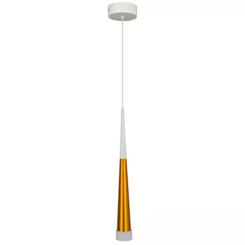 светильник подвесной HIPER Cone LED 2х7Вт 980Лм 3000K золото/белый