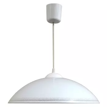 светильник подвесной Элетех Кайма 60Вт Е27 глянцевый белый