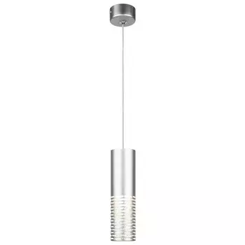 светильник подвесной ЭРА Loft MR16 GU10 цилиндр серебро