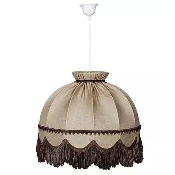 светильник подвесной ЭРКАДО Ретро Е27 60Вт лён капучино