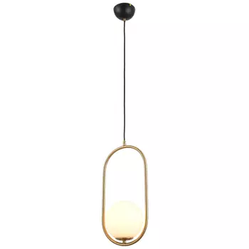 светильник подвесной LAMPLANDIA Ariza 1х5Вт G9 металл латунь