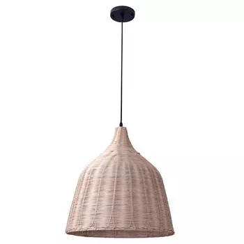 светильник подвесной LAMPLANDIA Palma 3х60Вт Е27 ротанг бежевый