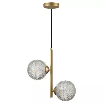 светильник подвесной LUMION Geneva E27 2х8Вт матовое золото