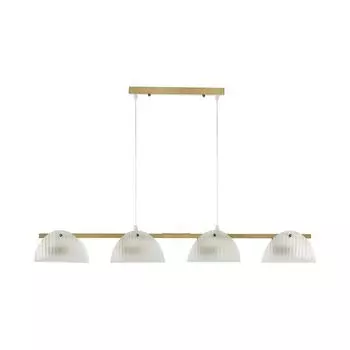 светильник подвесной LUMION Neoclassi E14 4х60Вт металл стекло медный белый