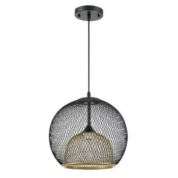 светильник подвесной LUMION Suspentioni E27 1х60Вт металл черный золото