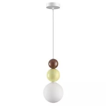 светильник подвесной LUMION Suspentioni G9 20Вт стекло металл белый зеленый коричневый