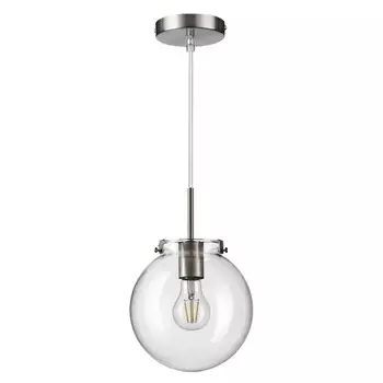 светильник подвесной LUMION Trevor E27 1х60Вт никель