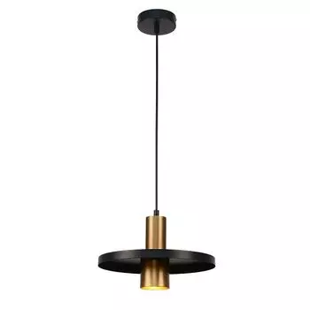 светильник подвесной Powerlight Wheel 1 х Е27 х 40 Вт, черный