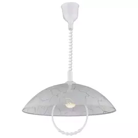 светильник подвесной РОССВЕТ Чарлстон 1х60Вт Е27 белый мрамор