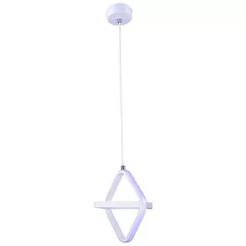 светильник подвесной РОССВЕТ Гермиона 2х25Вт LED металл белый