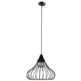 светильник подвесной РОССВЕТ Версия 1х60Вт Е27 металл черный