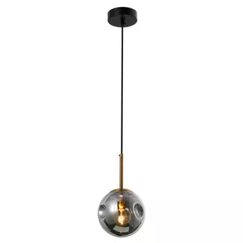 светильник подвесной SCHAFFNER Espeso Е14 1x40Вт стекло металл чёрный