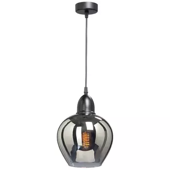светильник подвесной VITALUCE Christina 1х60Вт Е27 металл черная, шар