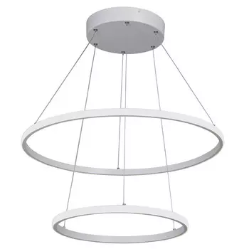 светильник подвесной VITALUCE Sempiternal LED 66Вт 3900-4200К металл белый