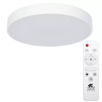 светильник потолочный ARTE LAMP Arena LED 1х60Вт алюминий белый