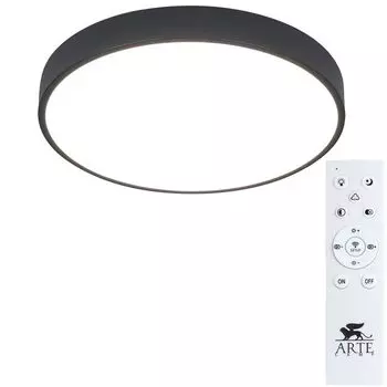 светильник потолочный ARTE LAMP Arena LED 1х60Вт алюминий черный