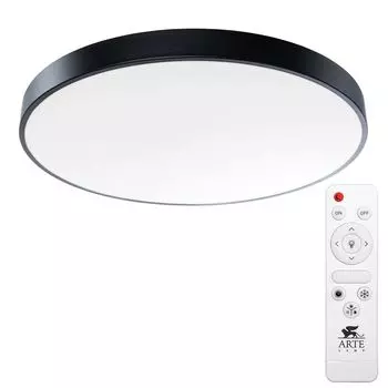 светильник потолочный ARTE LAMP Arena LED 1х80Вт алюминий черный