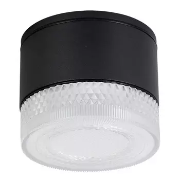 светильник потолочный уличный ARTE LAMP Piautos GX53 1х15Вт IP54 алюминий черный