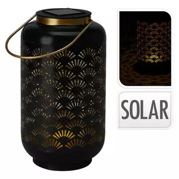 светильник садовый KOOPMAN 13х13х23,5см солнечная батарея черный металл