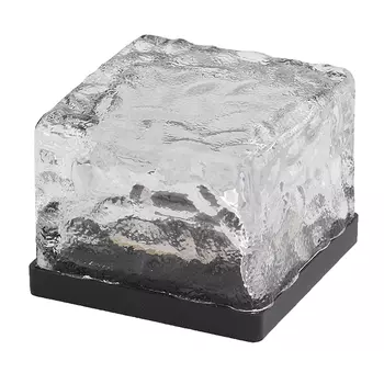 светильник садовый на солнечной батарее ЭРА 1х0,2Вт 1Лм IP44 Камень прозрачный