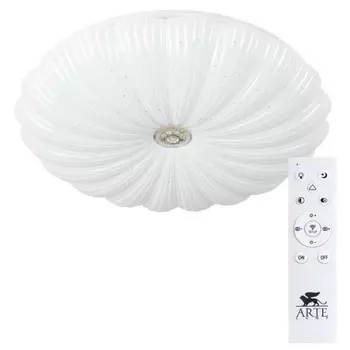 светильник светодиодный ARTE LAMP Biscotti 1x72Вт LED 2700/7000 акрил белый