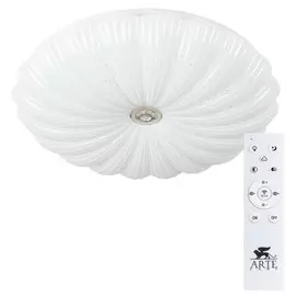 светильник светодиодный ARTE LAMP Biscotti 1x72Вт LED 2700/7000 акрил белый