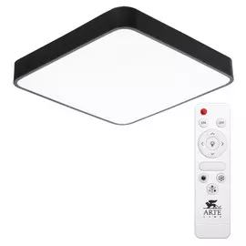 светильник светодиодный ARTE LAMP Scena 1x55Вт LED 2700/4500К металл квадрат черный