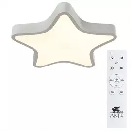 светильник светодиодный ARTE LAMP Stella 1x60Вт LED 2700/4500К металл крашеный белый