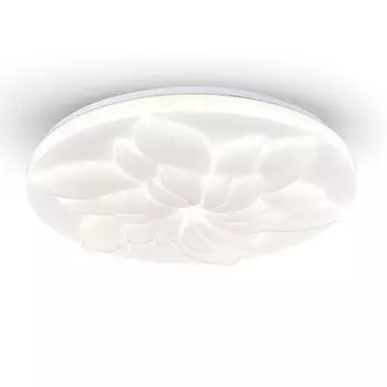 светильник светодиодный ESCADA Polly цветок LED 60Вт 3000/6500К белый