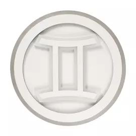 светильник светодиодный LUMION Zodiac Близнецы 68Вт LED металл белый