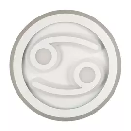 светильник светодиодный LUMION Zodiac Рак 68Вт LED металл белый