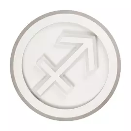 светильник светодиодный LUMION Zodiac Стрелец 68Вт LED металл белый