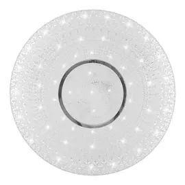 светильник светодиодный TANGO Блеск 80Вт пластик круглый белый