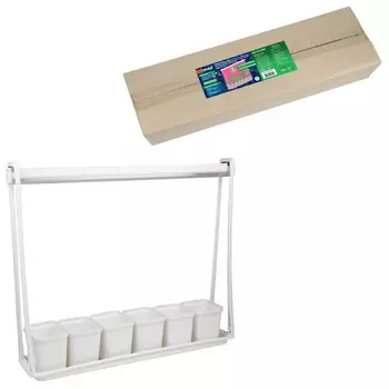 светильник светодиодный UNIEL и кашпо 6 для растений 10Вт SPSB IP65 белый