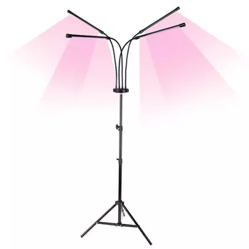 светильник светодиодный UNIEL на штативе для растений LED 36Вт IP40 черный