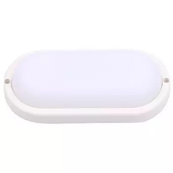 светильник светодиодный влагозащищенный DE FRAN Жета 15Вт 4000К IP54 белый пластик овал