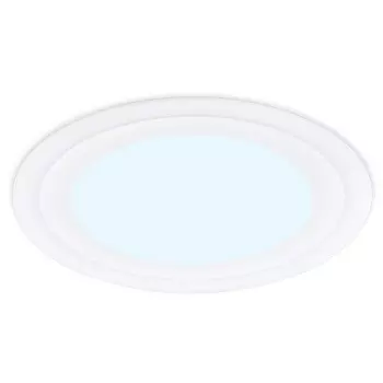 светильник светодиодный встраиваемый AMBRELLA Downlight 12+4Вт LED белый/бежевый