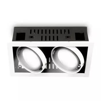 светильник точечный поворотный AMBRELLA Techno Spot 2х12Вт 4200K белый