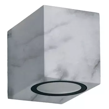 светильник уличный архитектурный настенный UNIEL UUL-P41A 6Вт GU10 IP65 цвет мрамор