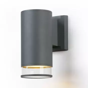 светильник уличный настенный AMBRELLA Garden GU10 35Вт серый прозрачный