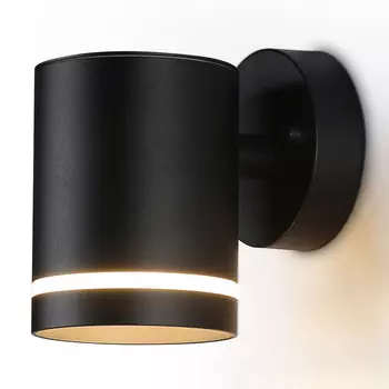 светильник уличный настенный AMBRELLA Garden GX53 15Вт черный