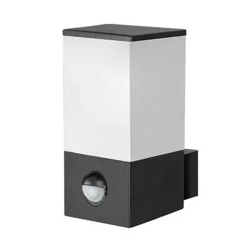 светильник уличный настенный ARTE LAMP Plate E27 1х15Вт металл чёрный