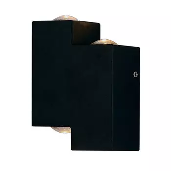 светильник уличный настенный ESCADA Facade 2Х2Вт LED поликарбонат черный