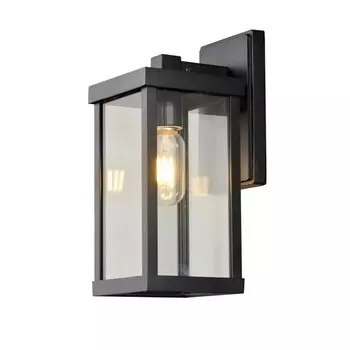 светильник уличный настенный VOLTEGA Domi E27 1х40Вт целиндр черный