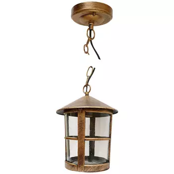 светильник уличный подвесной DE FRAN Skandi Е27 100Вт ip44 черненное золото