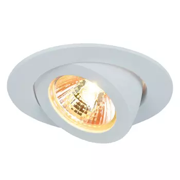 светильник встраиваемый ART LAMP Accento 1х50Вт GU10 металл белый