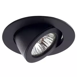 светильник встраиваемый ART LAMP Accento 1х50Вт GU10 металл черный